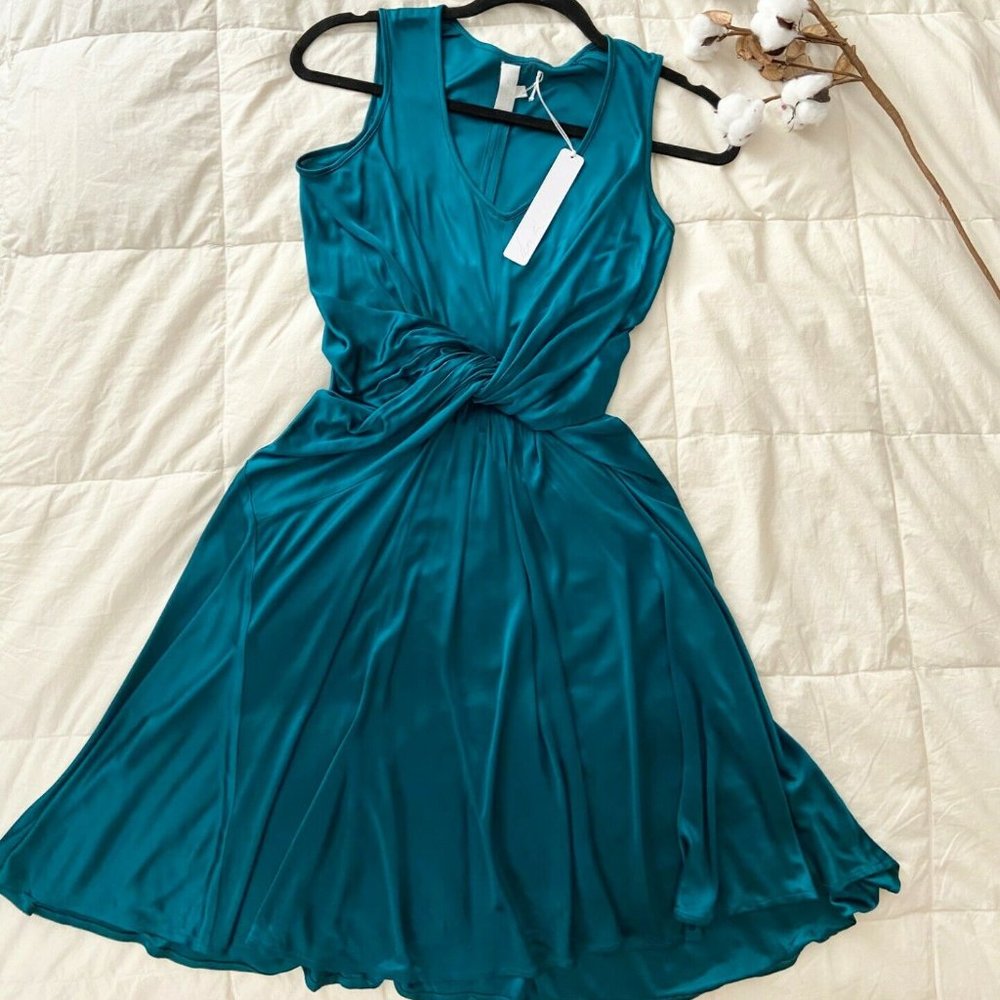 DOO.RI - $2K silky Jersey Front Knot bodycon dress